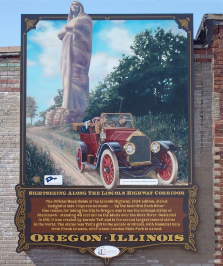 Oregon Lincoln Highway Interpretive Mural