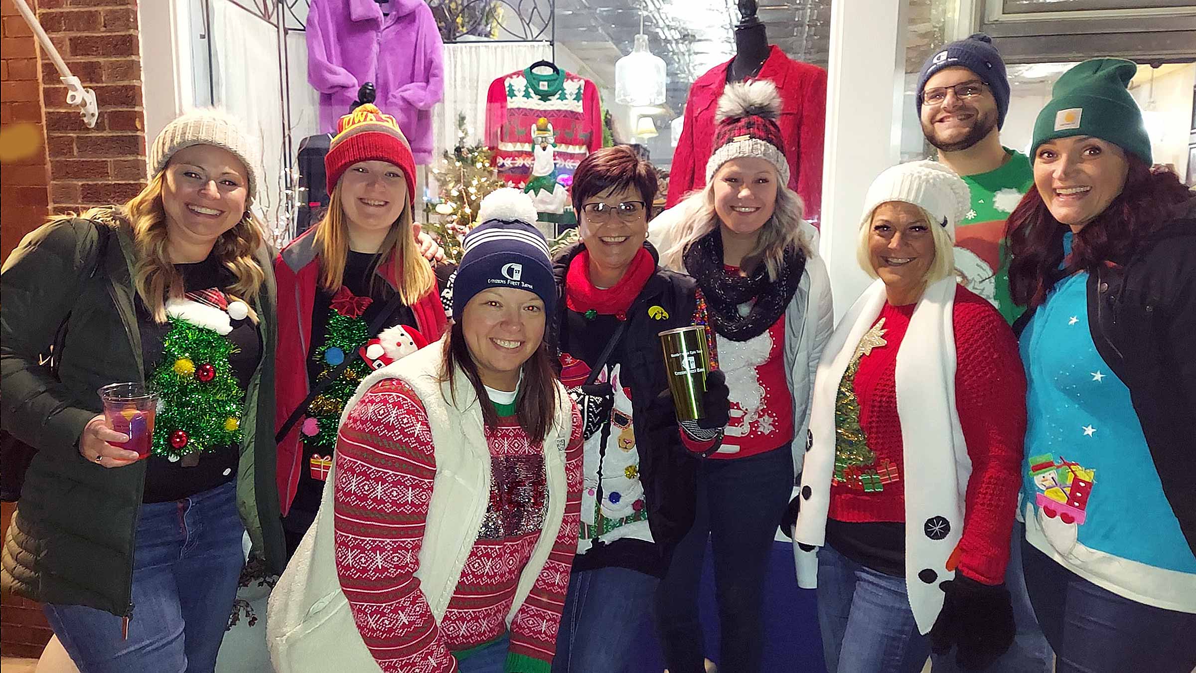 Ugly Sweater Sip & Shop in Fulton, IL